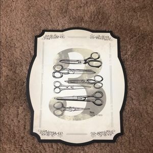 Cosmetology wall decor.